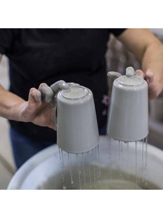 GIN MONKEY 47 Set of 2 clay cups & Dry GIN - 47% - 50 CL