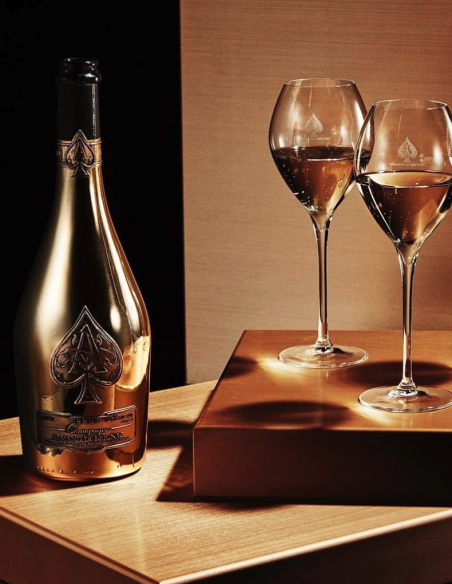 ARMAND DE BRIGNAC Set 2 gläser 28.5 cl & Giftbox Ace of Spades Brut Gold - 75 cl