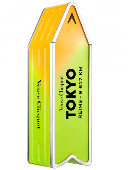 Veuve Clicquot Personalised "ARROW GREEN" Metal Giftbox Yellow Label Brut - 75 cl