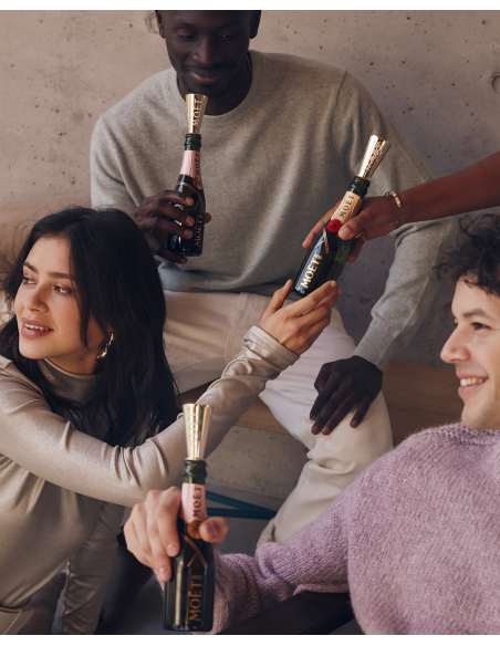 Moët & Chandon Giftbox 6 Mini Flûtes & 6 Mini Moët - 6 x 20 CL