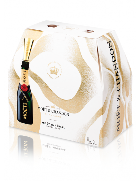 Moët & Chandon Giftbox 6 Mini Flûtes & 6 Mini Moët - 6 x 20 CL