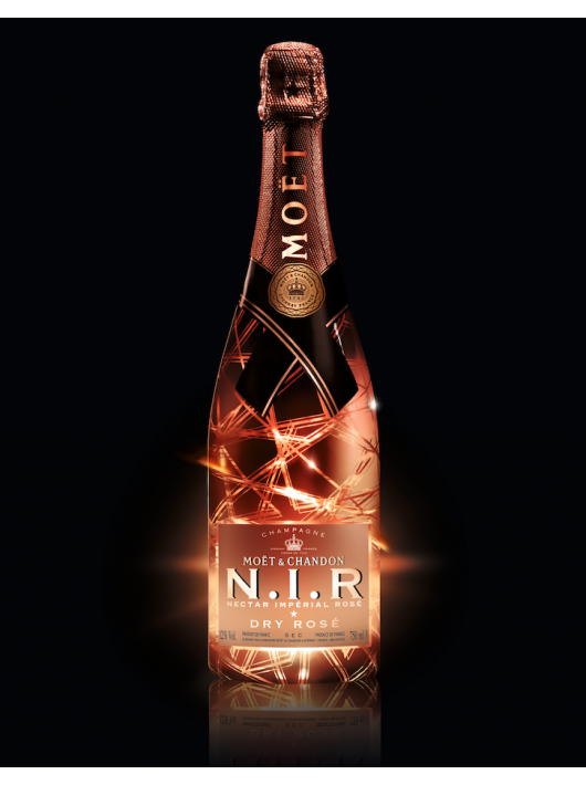 Moët & Chandon N.I.R Nectar Impérial rosé "LED" Limited Edition - 75 cl