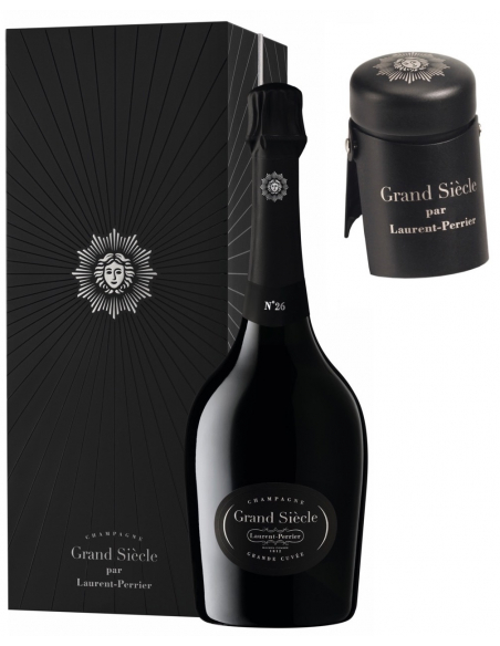 Laurent-Perrier Set 2 Grand Siècle N°26 & 1 Bottle STOP - 2 x 75 cl