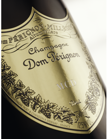 Dom Pérignon Personalised metal bottle shield - 3 letters maximum