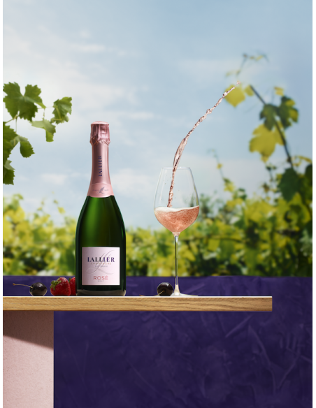 LALLIER CHAMPAGNE Rosé - 75cl