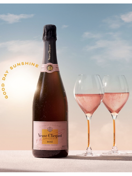 Veuve Clicquot Set 2 Verres & 1 Rosé - 75 cl