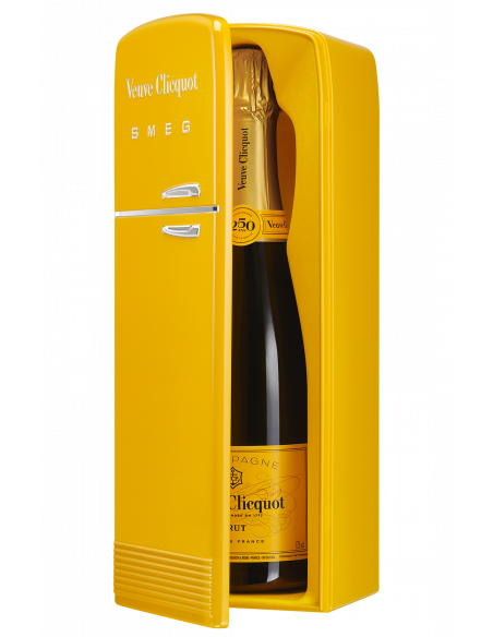 Veuve Clicquot Métal Giftbox SMEG Yellow card brut - 75 cl