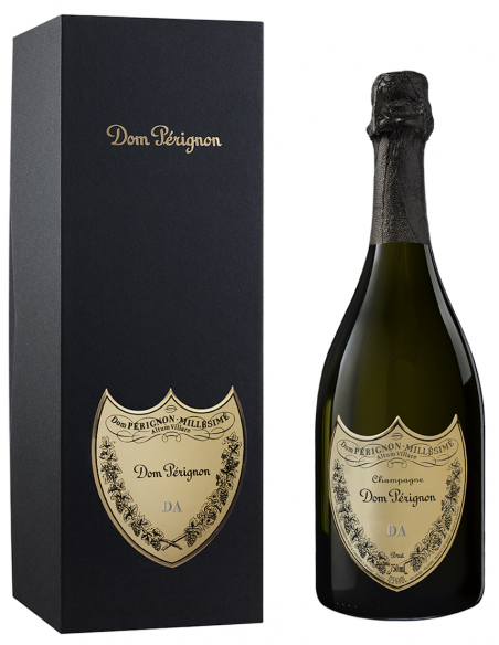 Dom Pérignon 2015 Giftbox & Personalised bottle with engraving on metal shield - 75 cl