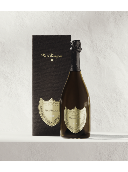 Dom Pérignon 2015 Giftbox & personalisierte Flasche mit Gravur auf Metallschild - 75 cl