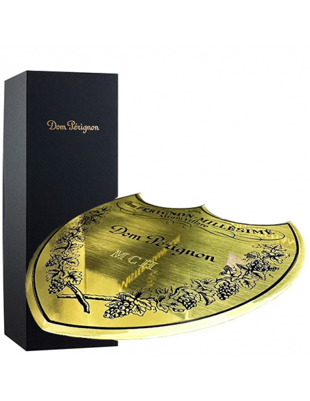 Dom Pérignon 2015 Giftbox with engraving on metal shield - 75 cl