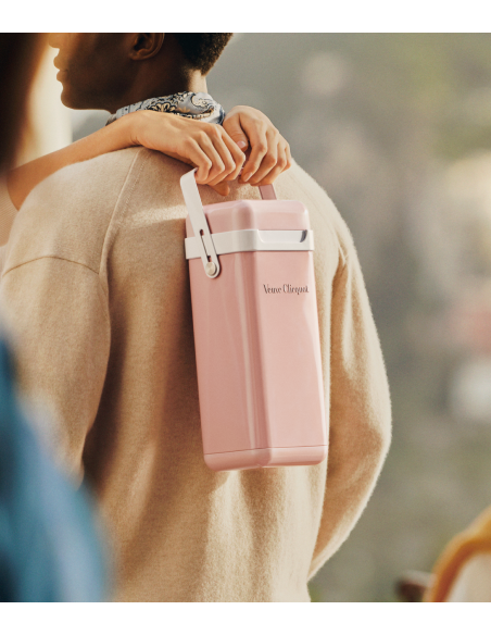 Veuve Clicquot Metal Cooler Giftbox rosé - 75 cl