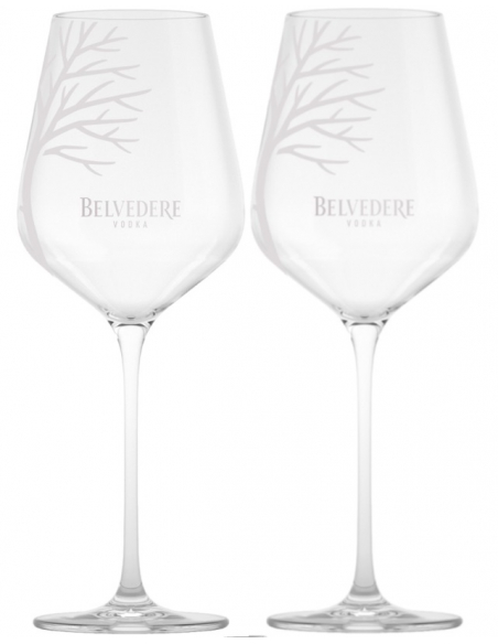 Belvedere Vodka 2 Spritz Glasses