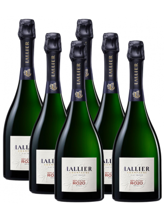 LALLIER CHAMPAGNE Brut Réflexion R.020 - 6 x 75cl