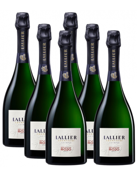 LALLIER CHAMPAGNE Brut Réflexion R.020 - 6 x 75cl
