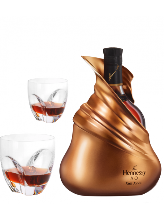 Cognac Hennessy Set 2 Gläser + X.O x KIM JONES - 70 CL