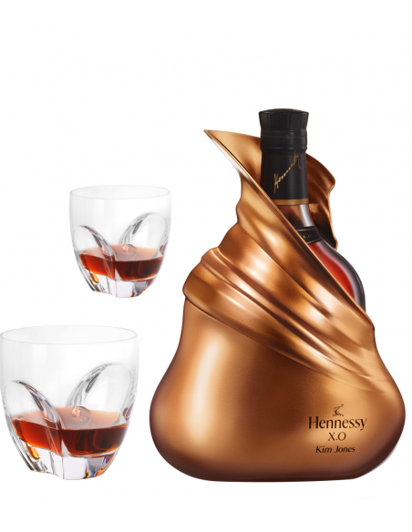 Cognac Hennessy Set 2 Gläser + X.O x KIM JONES - 70 CL