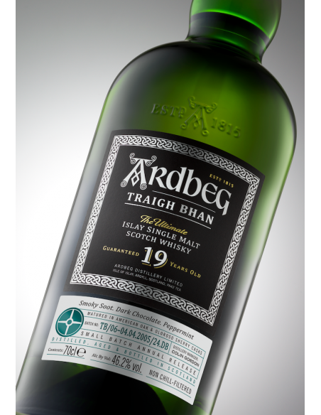Whisky Ardbeg THRAIGH BHAN 19 YEARS BATCH 06 - 46% - 70 CL