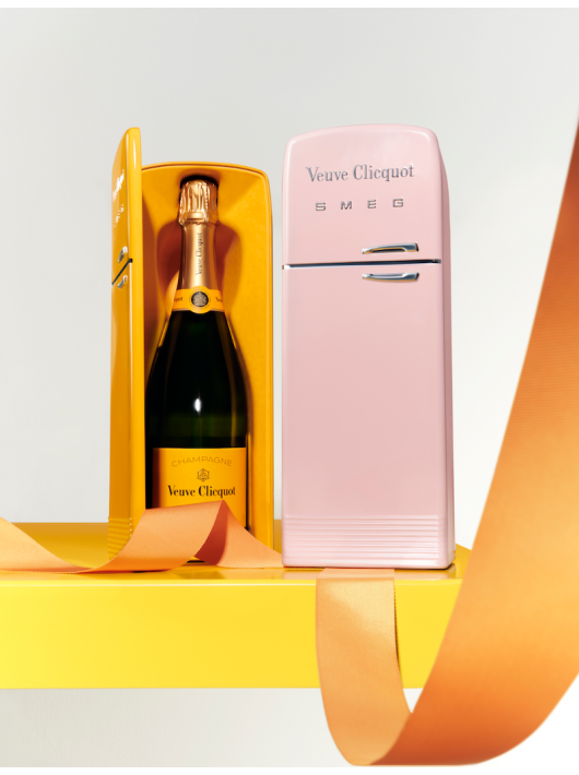 Veuve Clicquot DUO Pack Metallkoffer SMEG Rosé & brut - 2 x 75 cl