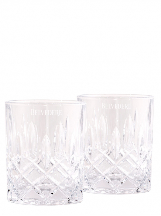 Belvedere Vodka Set 2 Glasses & B10 Luminous Limited Edition - 40% - 70 CL