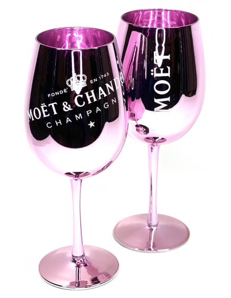 Moët & Chandon SET 2 Keramikgläser rosa + 1 ICE IMPÉRIAL ROSÉ - 75 CL