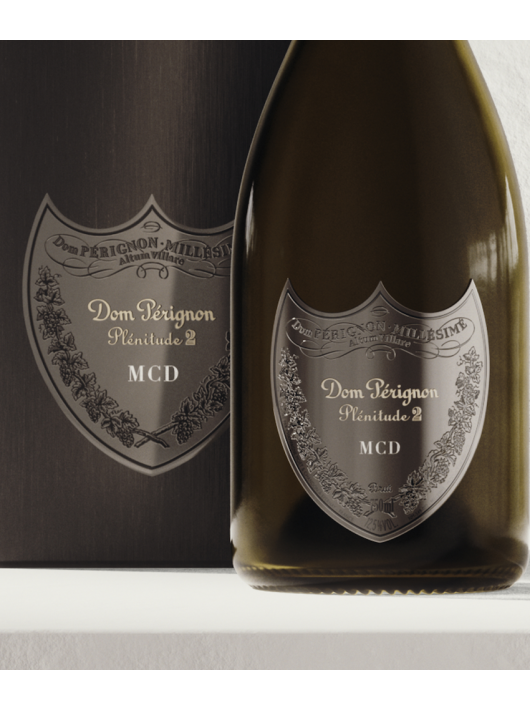 Dom Pérignon P2 Vintage 2006 Giftbox & Personalised bottle with engraving on metal shield - 75 cl