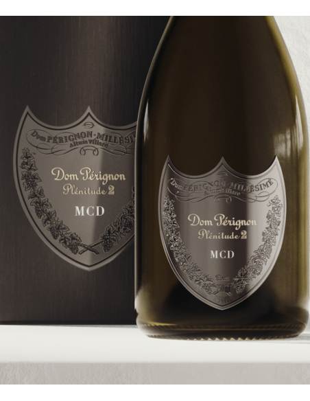Dom Pérignon P2 Vintage 2006 Giftbox & personalisierte Flasche mit Gravur auf Metallschild - 75 cl