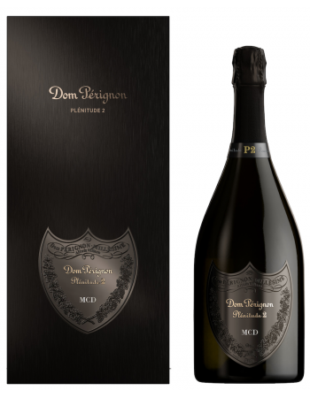 Dom Pérignon P2 Vintage 2006 Giftbox & Bouteille personnalisés avec gravures sur boucliers en métal - 75 cl