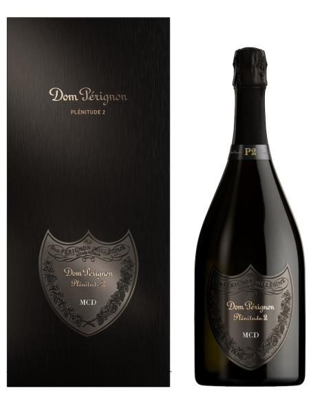 Dom Pérignon P2 Vintage 2006 Giftbox & Personalised bottle with engraving on metal shield - 75 cl