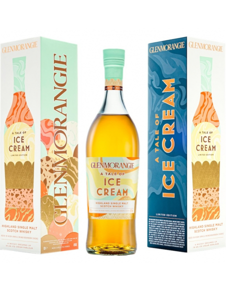 Whisky Glenmorangie Set 2 Tumblers & A Tale of Forest & A Tale of Ice Cream - 46% - 2 x 70 CL