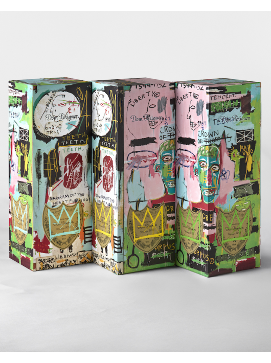 Dom Pérignon Vintage 2015 Special Edition – Tribute to Jean-Michel Basquiat – Collection - 3 x 75 cl