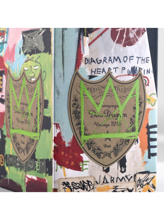 Dom Pérignon Vintage 2015 Special Edition – Tribute to Jean-Michel Basquiat – GREEN - 75 cl