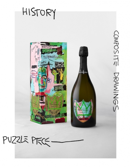 Dom Pérignon Vintage 2015 Special Edition – Tribute to Jean-Michel Basquiat – GREEN - 75 cl