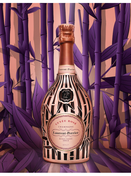 Laurent-Perrier Set DUO Cuvée rosé "PETALS" & "BAMBOU" - 2 x 75 cl