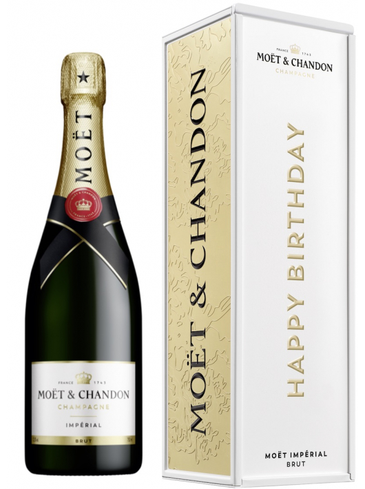 Moët & Chandon Brut Impérial "Happy Birthday" Isotherm Metal Giftbox - 75 CL