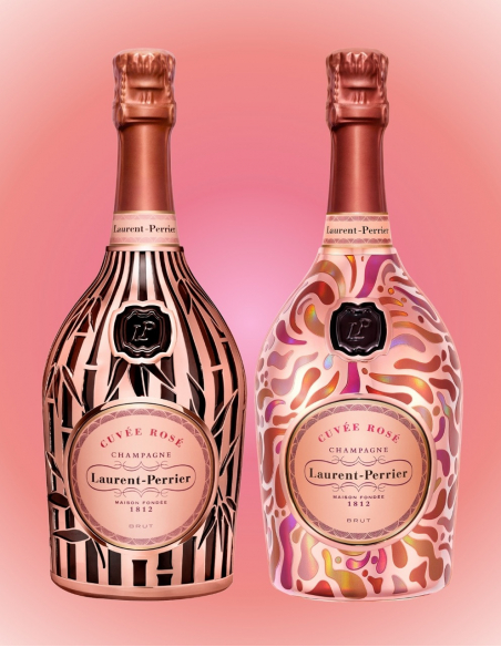 Laurent-Perrier Set DUO Cuvée rosé "PETALS" & "BAMBOU" - 2 x 75 cl