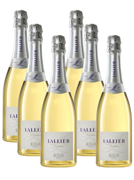 LALLIER CHAMPAGNE Blanc de blancs - 6 X 75cl