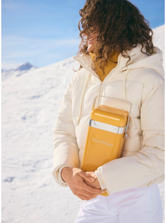 Veuve Clicquot DUO SET METAL COOLER GIFTBOX ROSÉ & BRUT - 2 X 75 CL