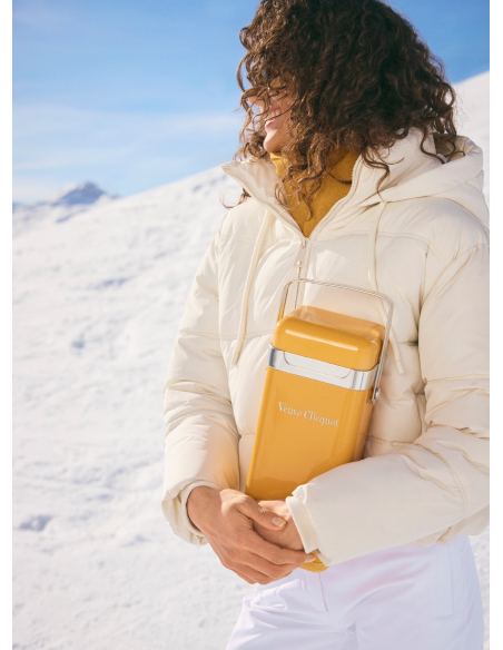 Veuve Clicquot DUO SET METAL COOLER GIFTBOX ROSÉ & BRUT - 2 X 75 CL