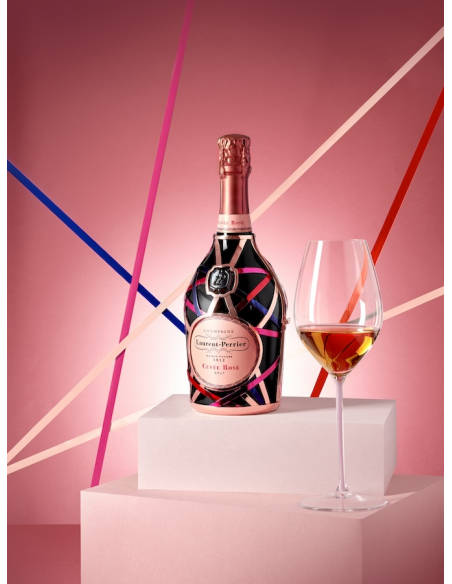 Laurent-Perrier Cuvée rosé Limited Edition "RUBANS" - 75 cl
