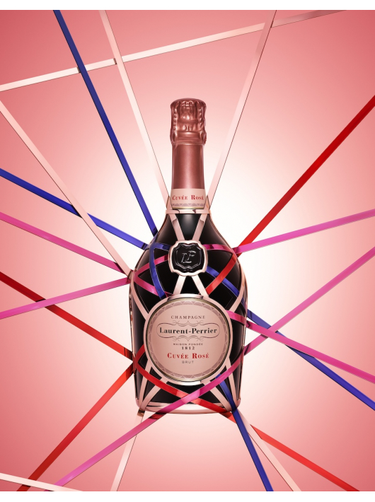 Laurent-Perrier Cuvée rosé Limited Edition "RUBANS" - 75 cl