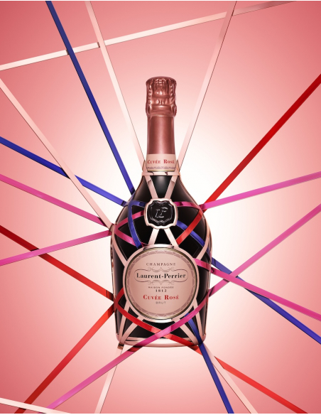 Laurent-Perrier Cuvée rosé Limited Edition "RUBANS" - 75 cl