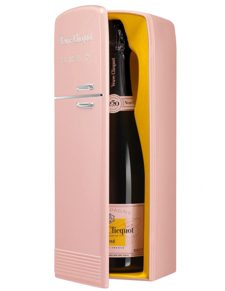 Veuve Clicquot Metal Giftbox SMEG rosé - 75 cl