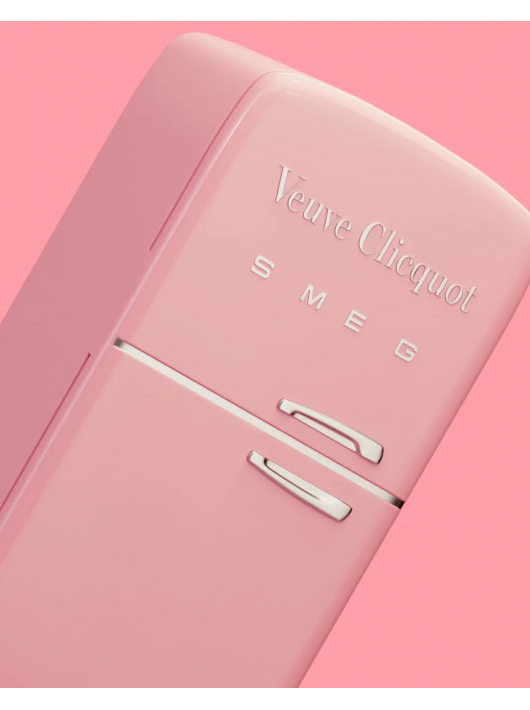 Veuve Clicquot Metal Giftbox SMEG rosé - 75 cl