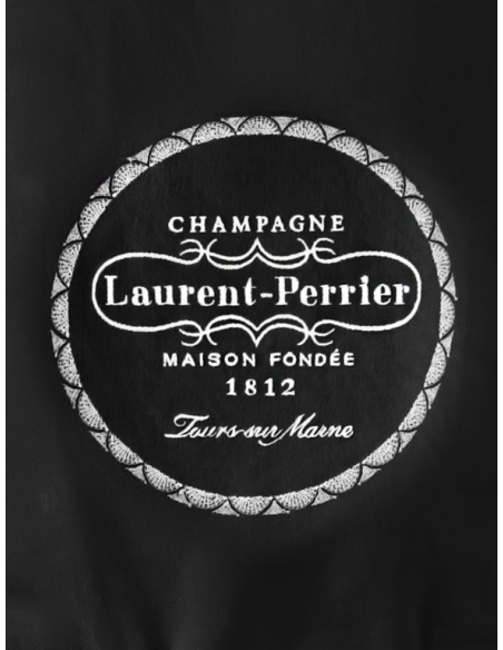Laurent-Perrier Black Caviste Apron with Embroidered Laurent-Perrier Logo