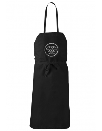 Laurent-Perrier Black Caviste Apron with Embroidered Laurent-Perrier Logo