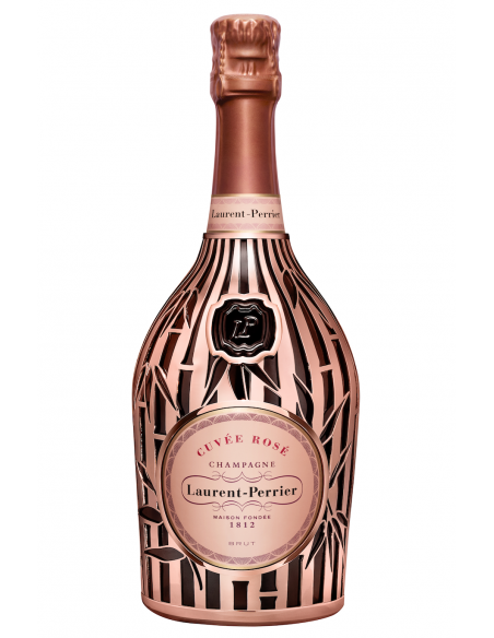 Laurent-Perrier Set 1 Kerze Gold & Cuvée rosé "BAMBOU" - 75 cl