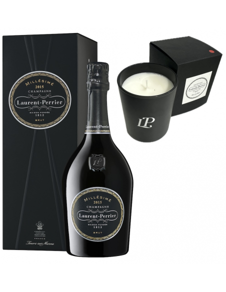 Laurent-Perrier Set 1 Kerze Schwärz & Vintage 2015 Brut - 75 cl
