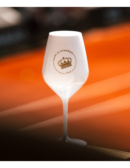 Moët & Chandon 2 Verres Acryliques Blancs