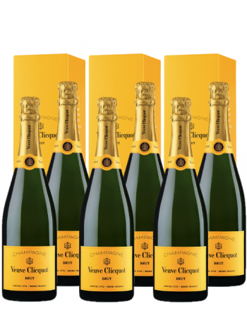 Veuve Clicquot Brut Carte Jaune - 6 x 75 CL