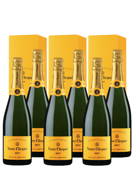 Veuve Clicquot Yellow Label brut - 6 x 75 CL